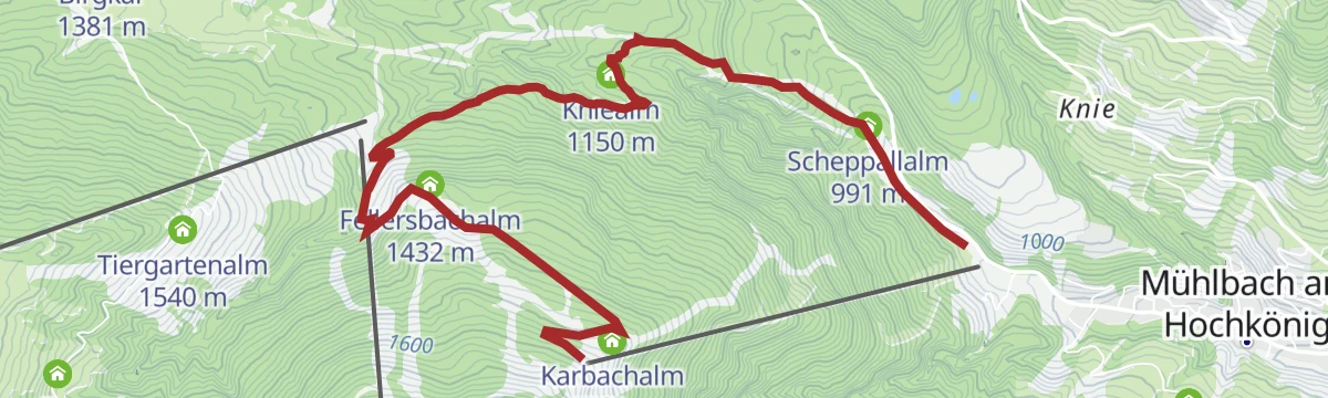 Route map: e-Bike Tour - Toni's Family Bike Trail (Tour 7)